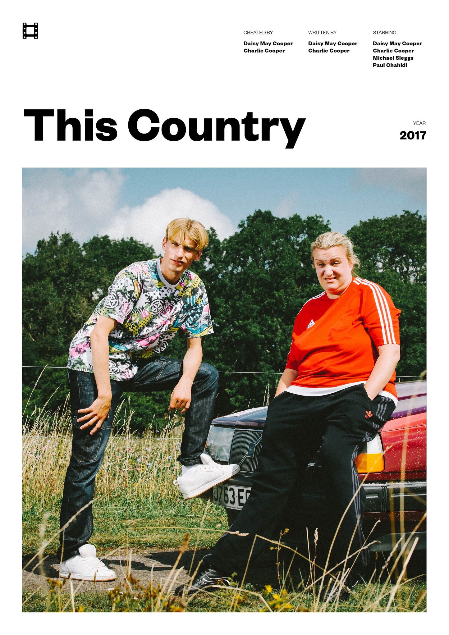 This Country Movie TV | Poster Print | Vintage Retro A4 A3 | Memorabilia | Daisy May -Cooper Charlie - Cooper Kurtan - Kerry Mucklowe