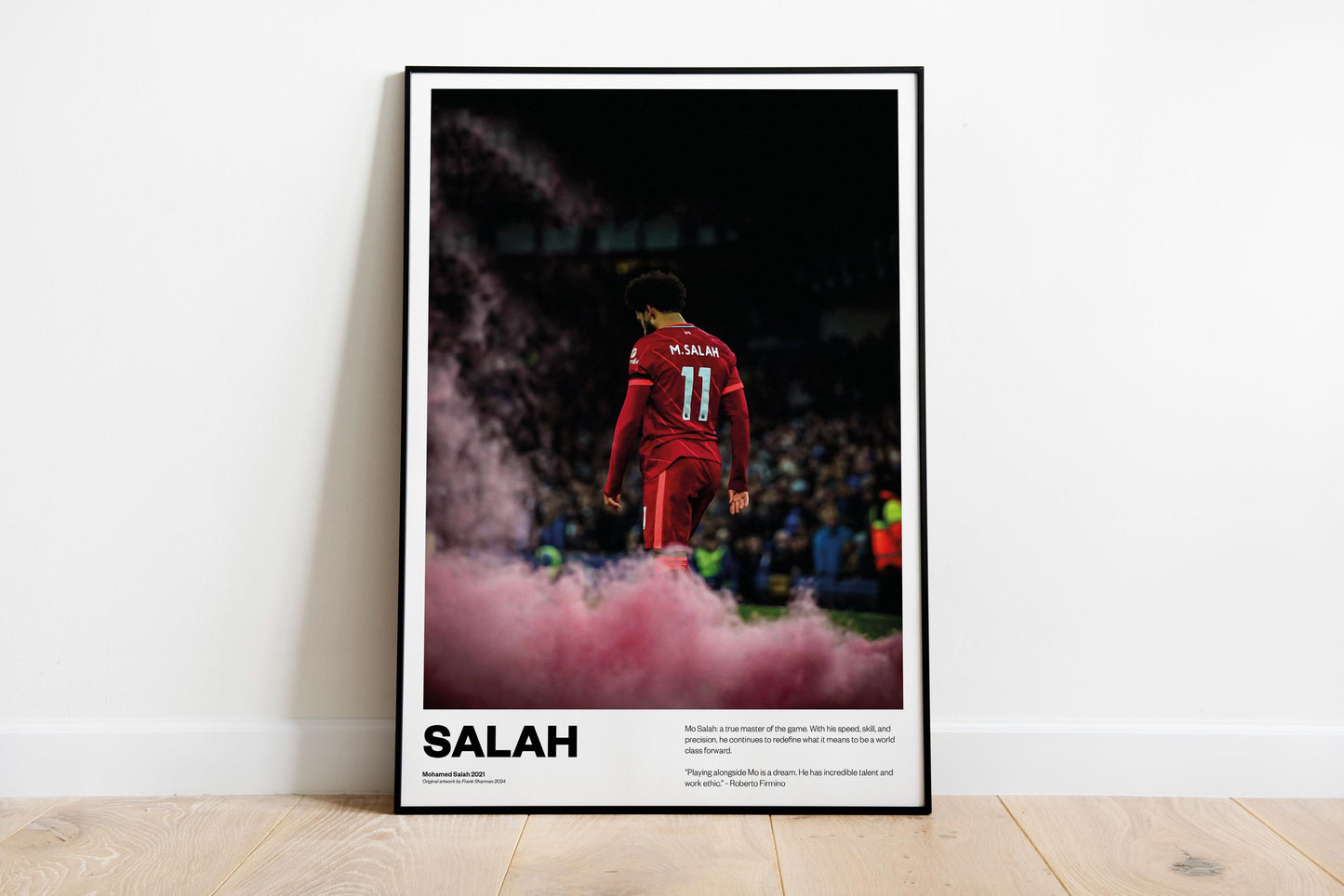 Mohamed Salah, Liverpool FC Poster, Premier League, Wall Art, Home Decor, Gift, Print LFC Mo Salah, Jurgen Klopp,
