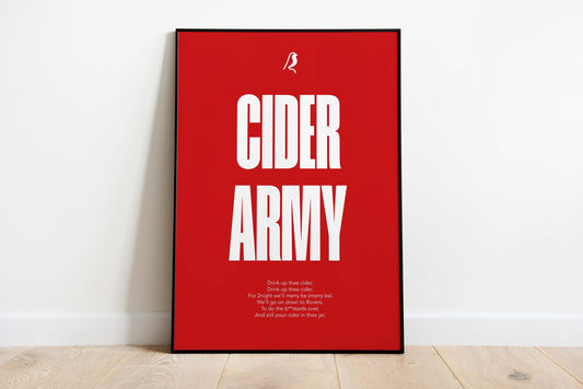 Bristol City | Cider Army | chant | - Poster, Wall Art, Home Decor, Gift, Print - ashton gate bristol
