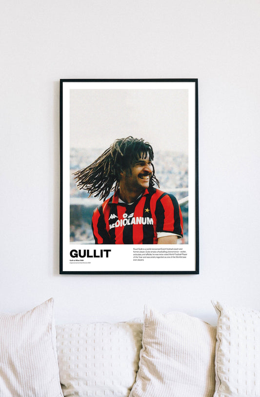 Ruud Gullit is a Dutch former footballer and subsequent manager who played professionally in the 1980s and 1990s as a defender, midfielder or forward.