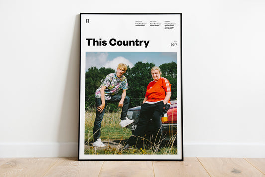 This Country Movie TV | Poster Print | Vintage Retro A4 A3 | Memorabilia | Daisy May -Cooper Charlie - Cooper Kurtan - Kerry Mucklowe