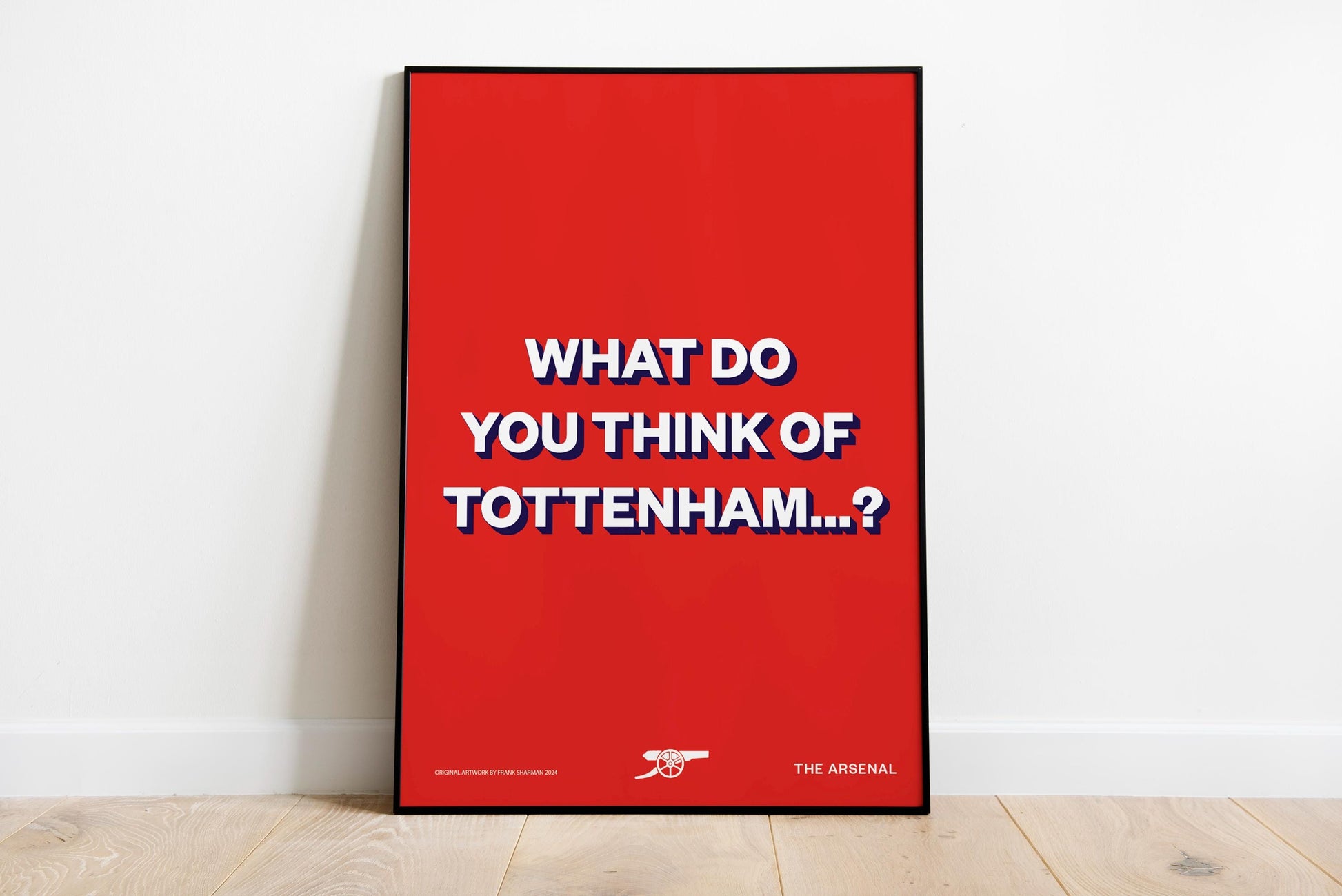 Arsenal Football Poster Print Vintage Retro A5 A4 A4 Bukayo Saka AFC, football chant, lyrics - What do you think of Tottenham?