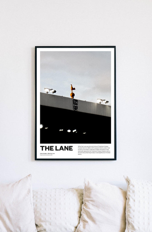 Tottenham Hotspur White Hart Lane - Stadium Poster Print A4 A3 painting, ground, Spurs