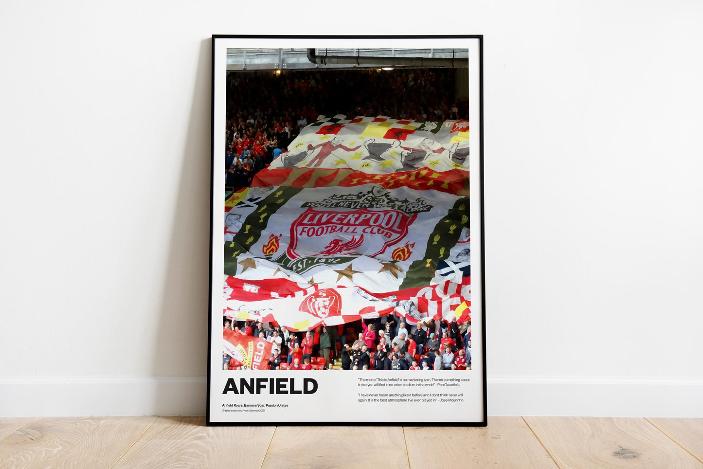 Liverpool Lfc Anfield The Kop, Jurgen Klopp Football Poster Print Vintage Retro A4 A3 print painting - Arne Slot - This is Anfield