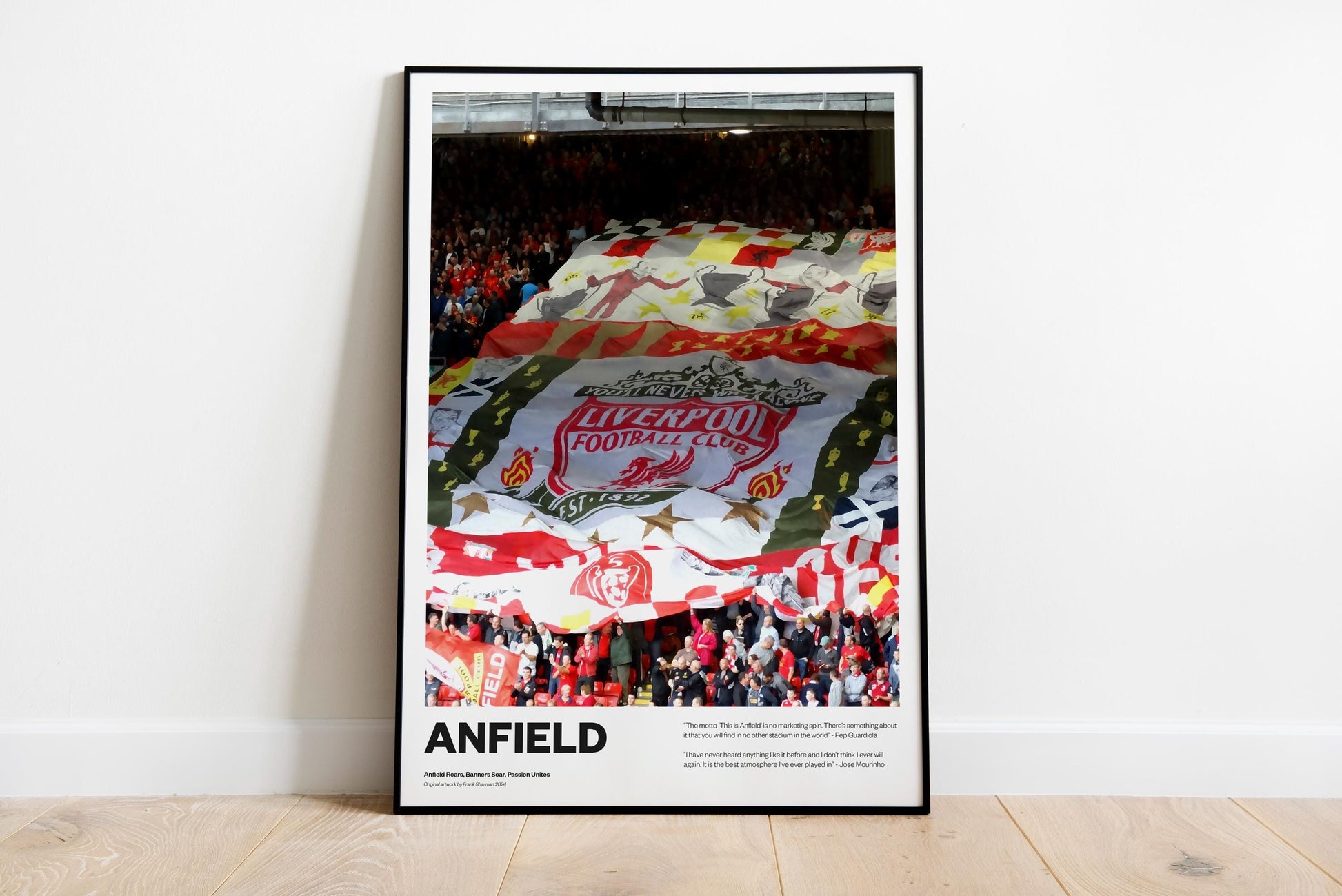 Liverpool Lfc Anfield The Kop, Jurgen Klopp Football Poster Print Vintage Retro A4 A3 print painting - Arne Slot - This is Anfield