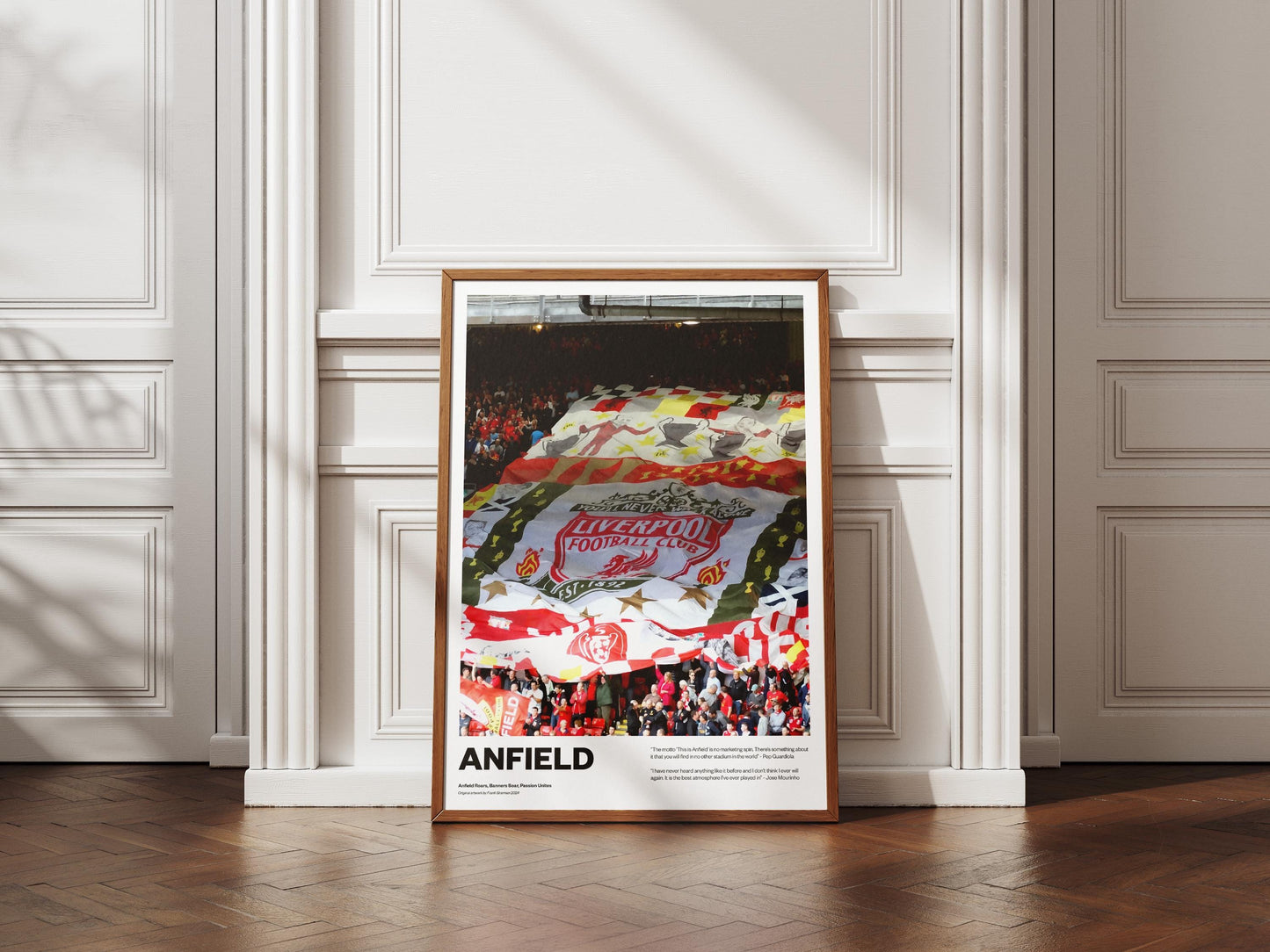 Liverpool Lfc Anfield The Kop, Jurgen Klopp Football Poster Print Vintage Retro A4 A3 print painting - Arne Slot - This is Anfield