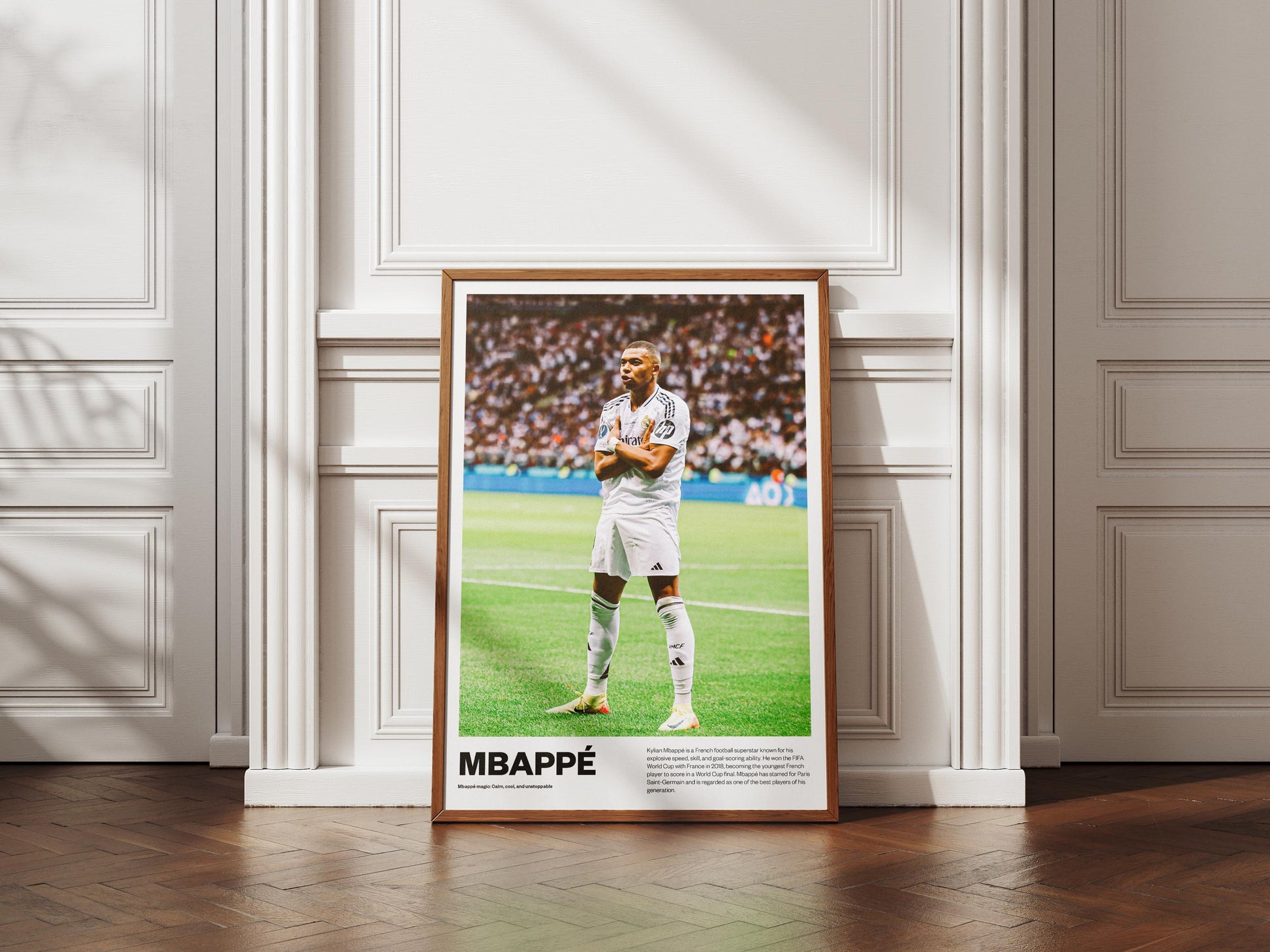 Kylian Mbappé - France PSG - Real Madrid Football Poster Print World Cup Vintage Retro A5 A4 A3 print painting kylian mbappe Paris Jordan