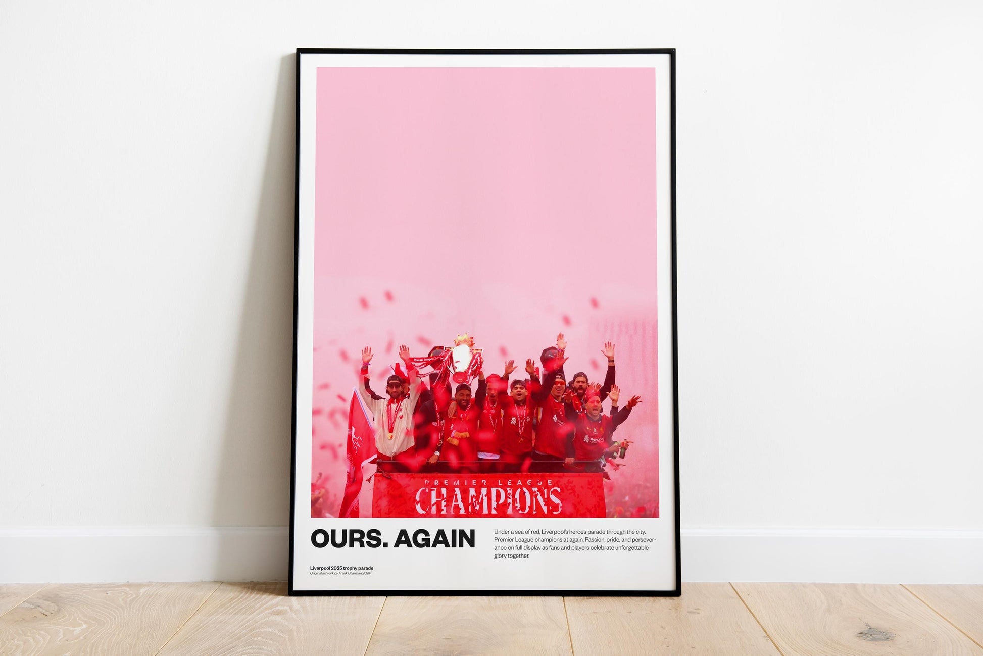 Liverpool 2025 Premier League winners | trophy lift | parade | Anfield, Liverpool FC Poster, Wall Art, Home Decor, Gift, Print LFC