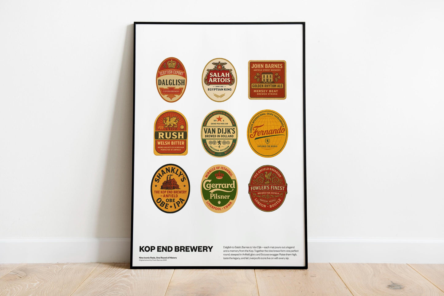 Liverpool legends - Beer mat poster - 2025 Premier League winners | Anfield, Liverpool FC Poster, Wall Art, Home Decor, Gift, Print LFC