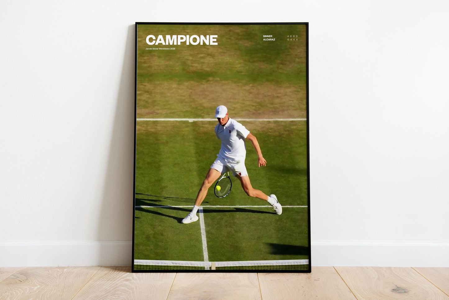 Jannik Sinner Poster oil painting print, Tennis Print, Print Decor, Sports Wall Art, Roland Garros Fan Gift, Painting style, Wimbledon 2025