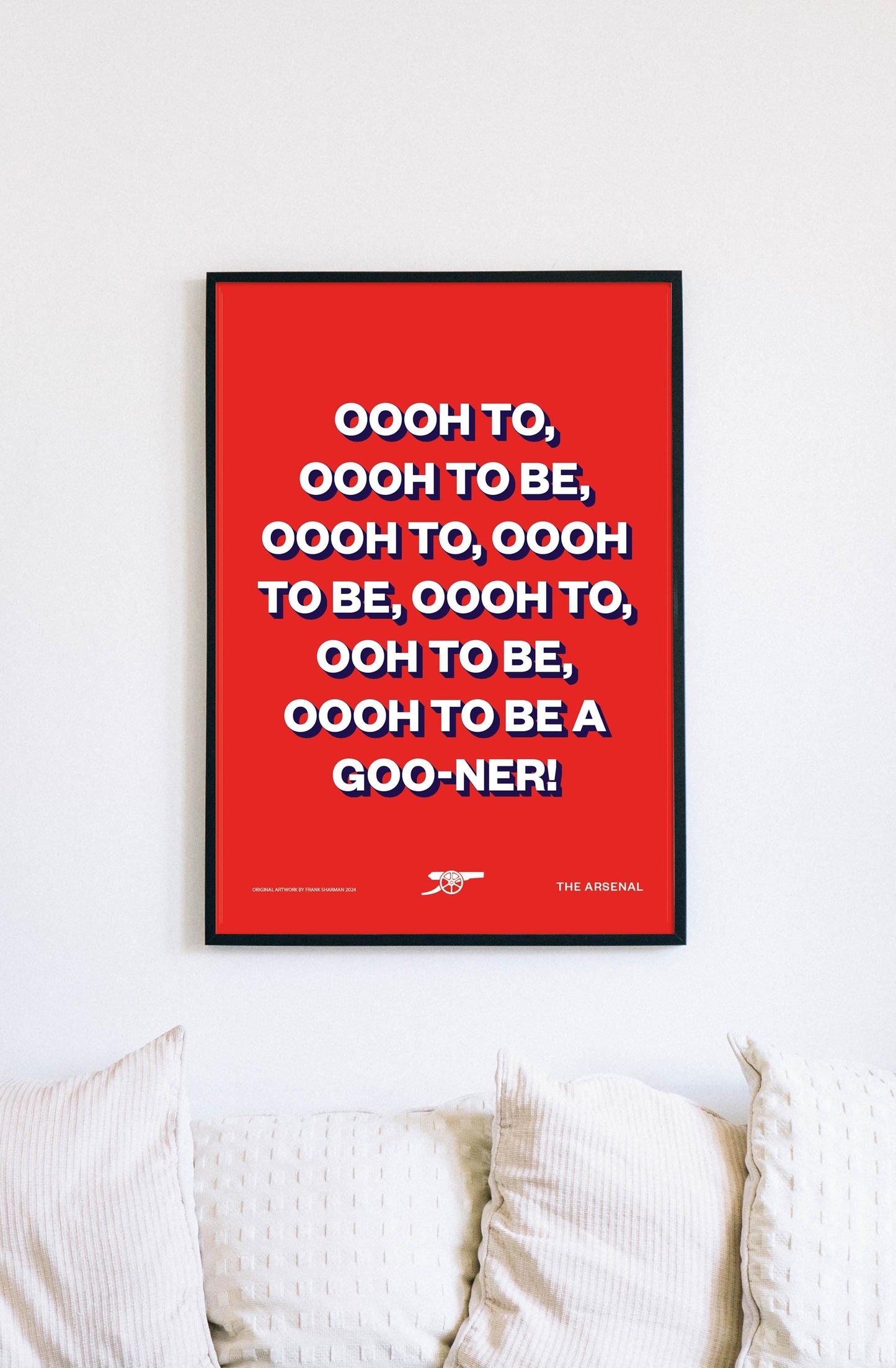 Arsenal Football Poster Print Vintage Retro A5 A4 A4 Bukayo Saka AFC, football chant, lyrics - Oooh To Be A Gooner - Thierry Henry