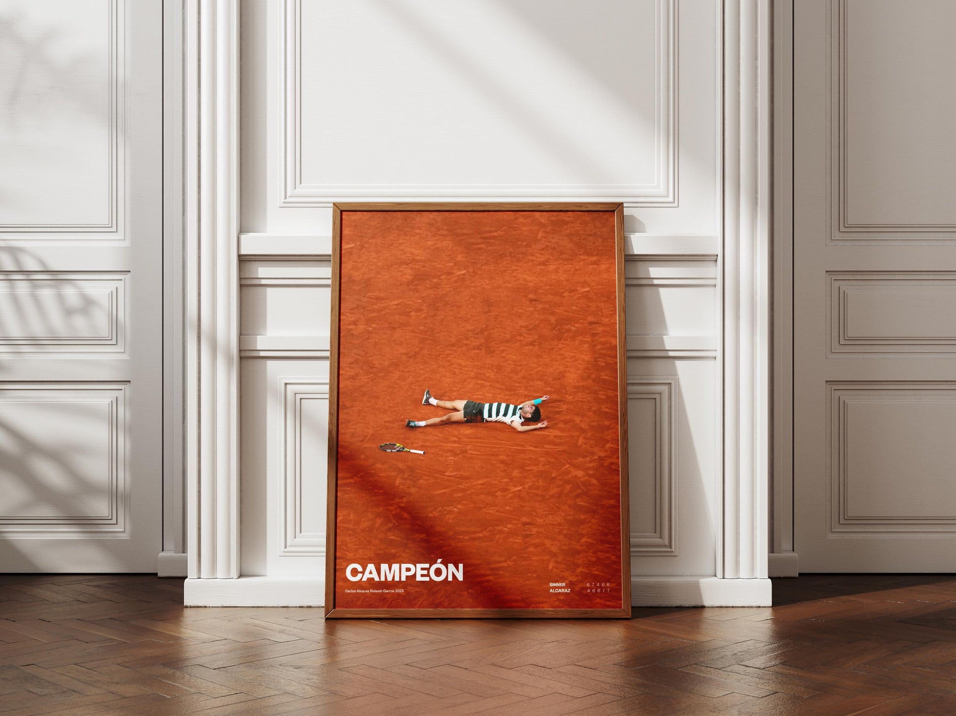 Carlos Alcaraz Poster, Tennis Print, Alcaraz Print Decor, Tennis Star, Sports Wall Art, Roland Garros Fan Gift, Painting style art