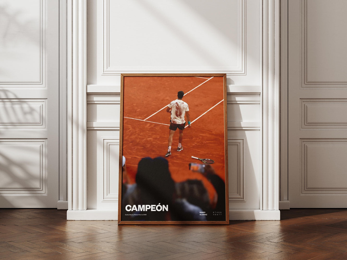 Carlos Alcaraz Poster, Tennis Print, Alcaraz Print Decor, Tennis Star, Sports Wall Art, Roland Garros Fan Gift, Painting style art