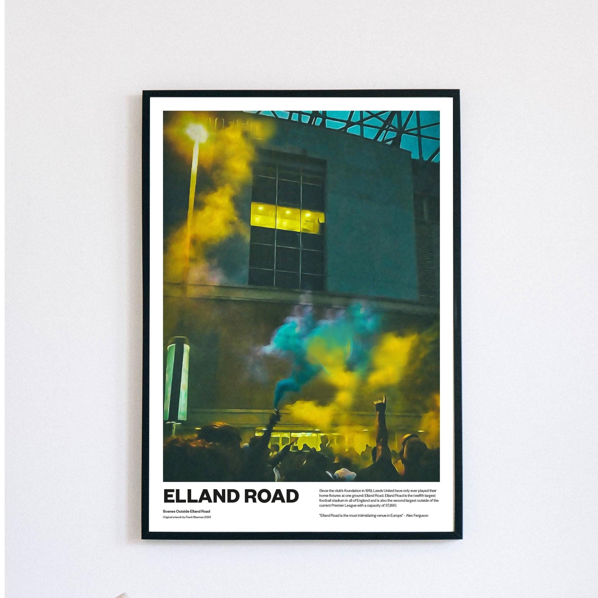 Leeds United | trophy lift | parade | Elland Road - Poster, Wall Art, Home Decor, Gift, Print Lufc