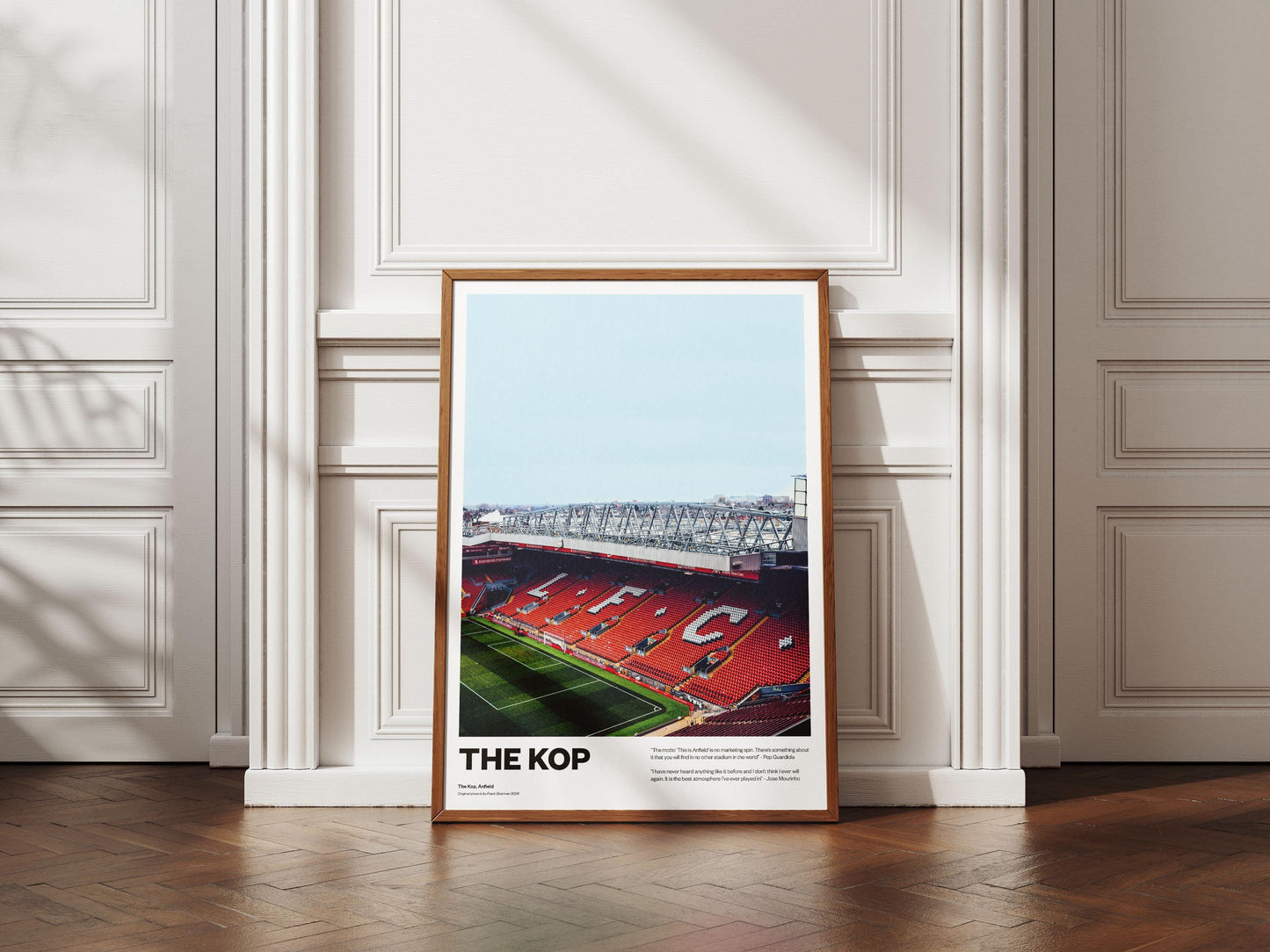 Liverpool Lfc Anfield The Kop, Stadium, Arne Slot, Jurgen Klopp Football Poster Print Vintage Retro print painting, this is Anfield