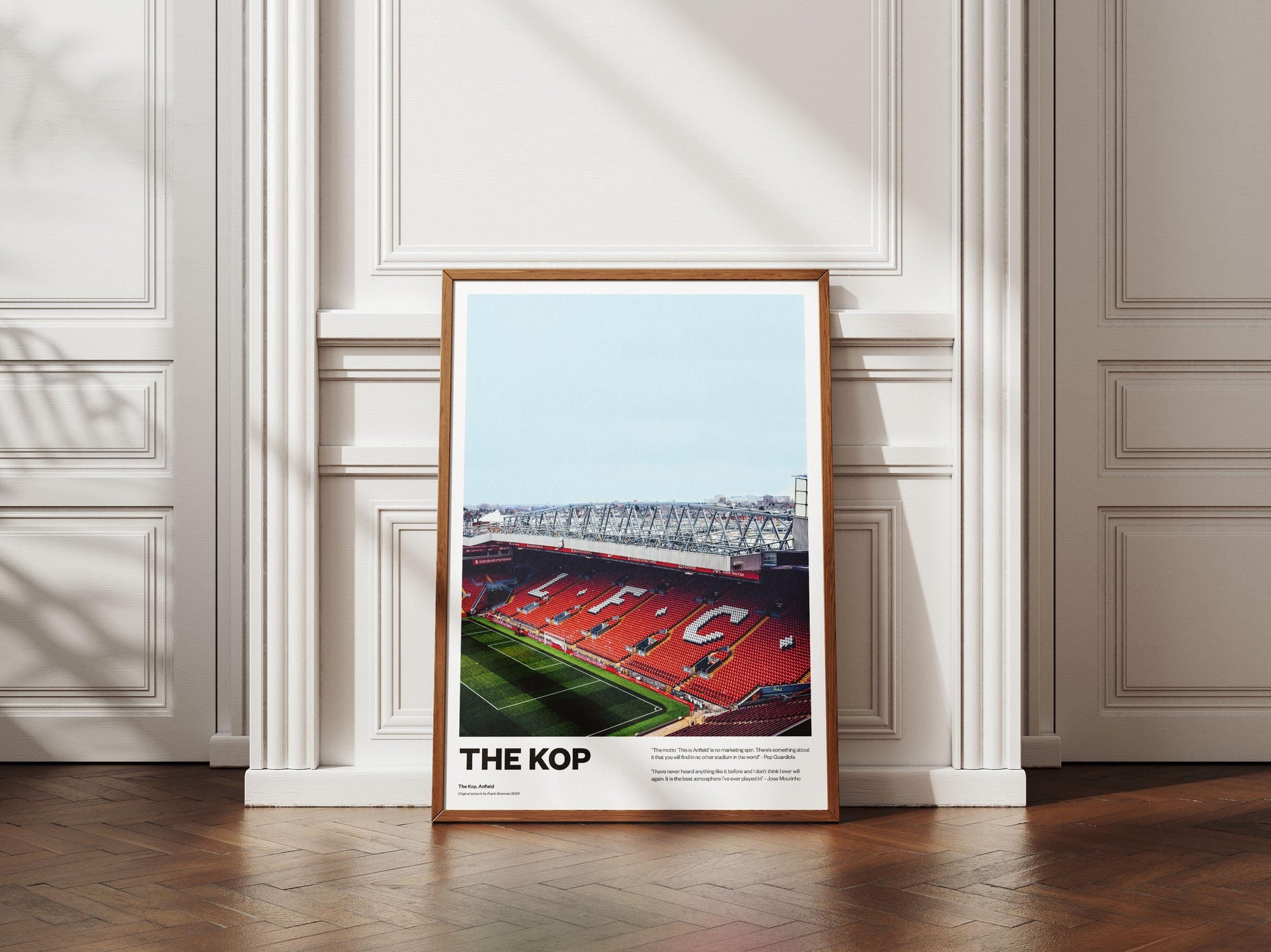 Liverpool Lfc Anfield The Kop, Stadium, Arne Slot, Jurgen Klopp Football Poster Print Vintage Retro print painting, this is Anfield