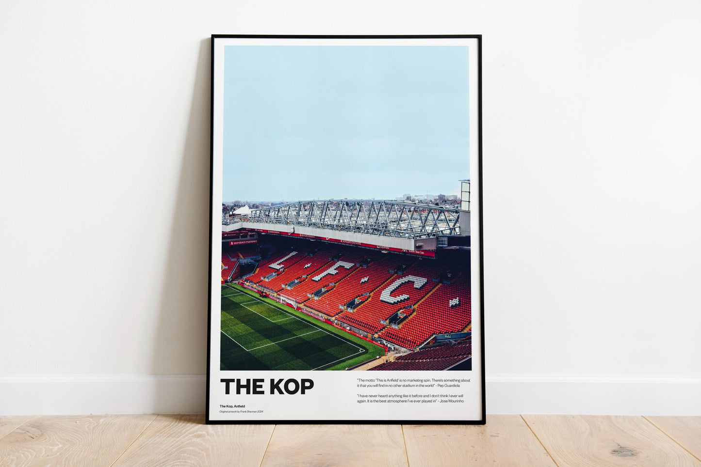 Liverpool Lfc Anfield The Kop, Stadium, Arne Slot, Jurgen Klopp Football Poster Print Vintage Retro print painting, this is Anfield