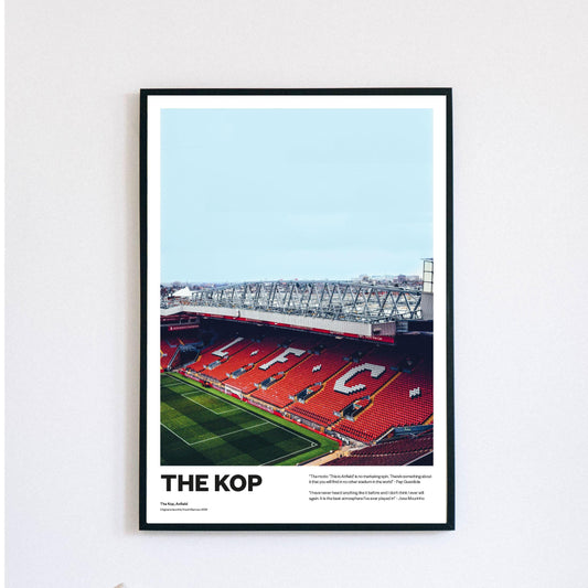Liverpool Lfc Anfield The Kop, Stadium, Arne Slot, Jurgen Klopp Football Poster Print Vintage Retro print painting, this is Anfield