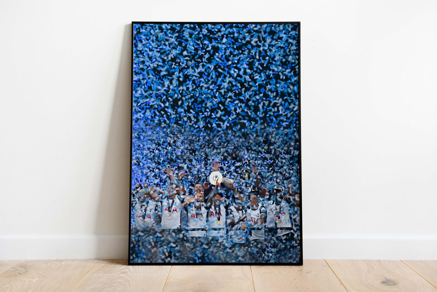 Tottenham Hotspur - Europa League winners - trophy lift - Stadium Poster Print A4 A3 painting, Spurs, son heung-min