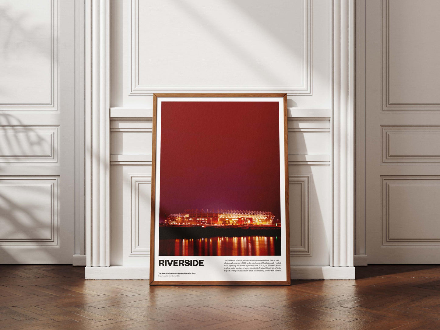 Riverside Stadium Middlesbrough Football Poster – Historic Boro Home Wall Art Print