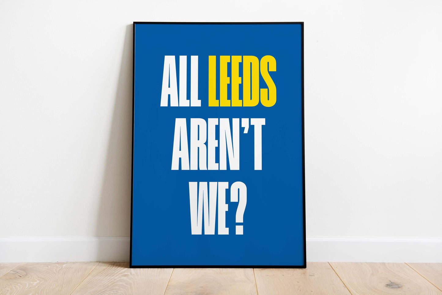 Leeds United | trophy lift | parade | Elland Road - Poster, Wall Art, Home Decor, Gift, Print Lufc - All Leeds Aren't We?