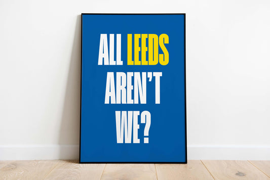 Leeds United | trophy lift | parade | Elland Road - Poster, Wall Art, Home Decor, Gift, Print Lufc - All Leeds Aren't We?
