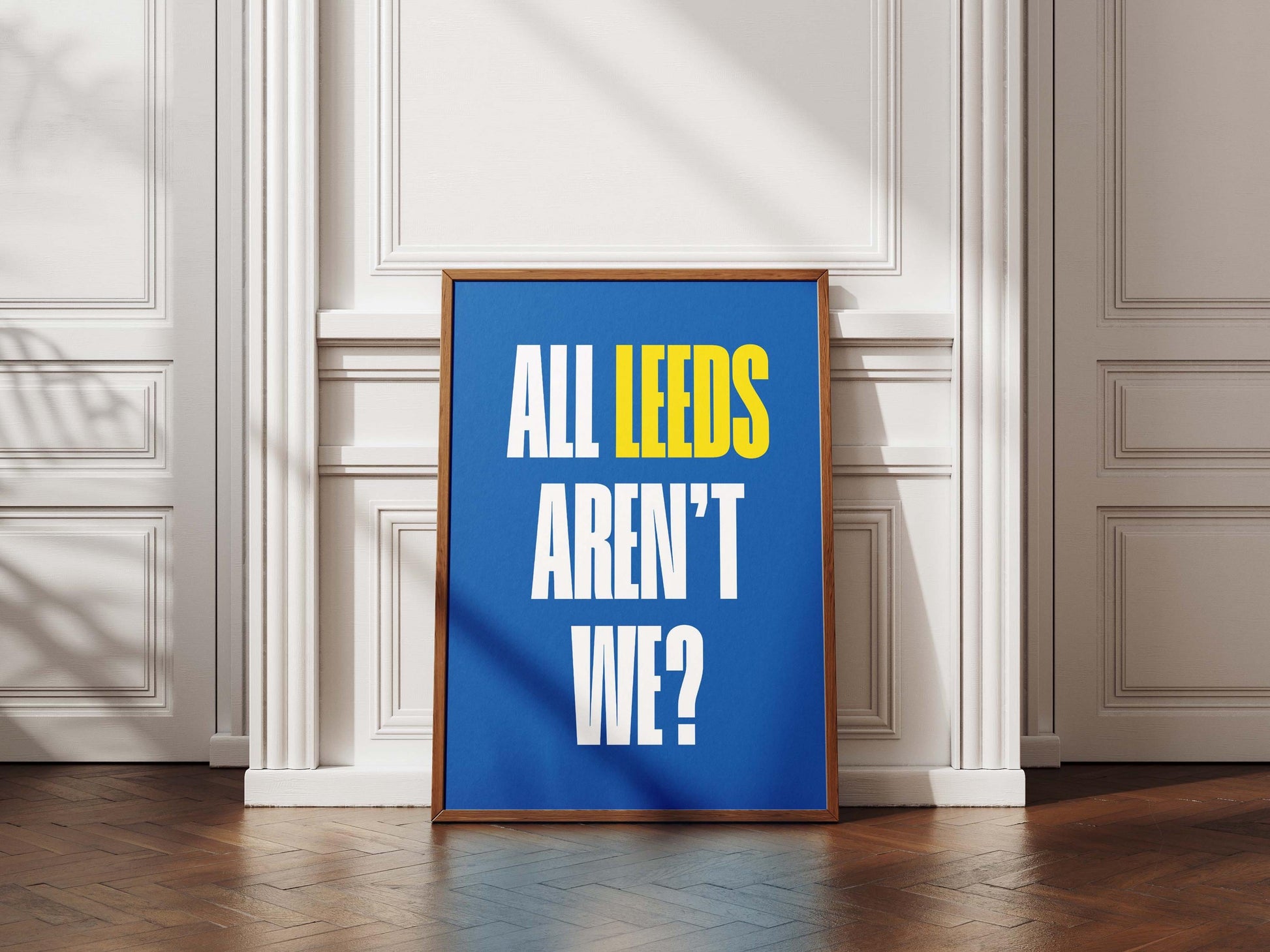 Leeds United | trophy lift | parade | Elland Road - Poster, Wall Art, Home Decor, Gift, Print Lufc - All Leeds Aren't We?
