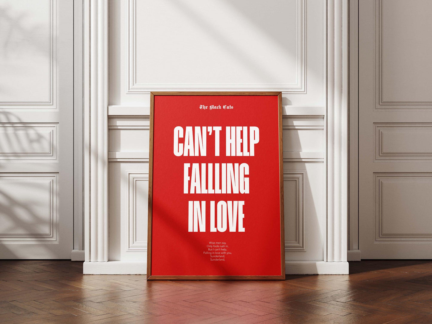 Sunderland | Wise men say | chant | The Black Cats - Poster, Wall Art, Home Decor, Gift, Print - Stadium of Light