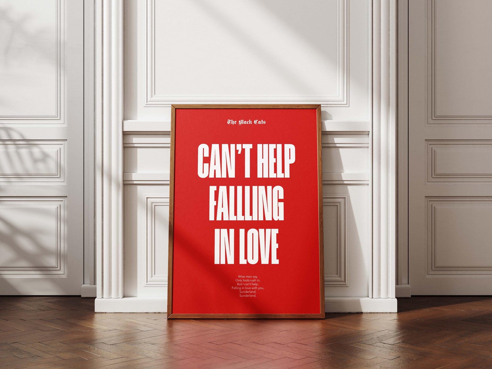 Sunderland | Wise men say | chant | The Black Cats - Poster, Wall Art, Home Decor, Gift, Print - Stadium of Light